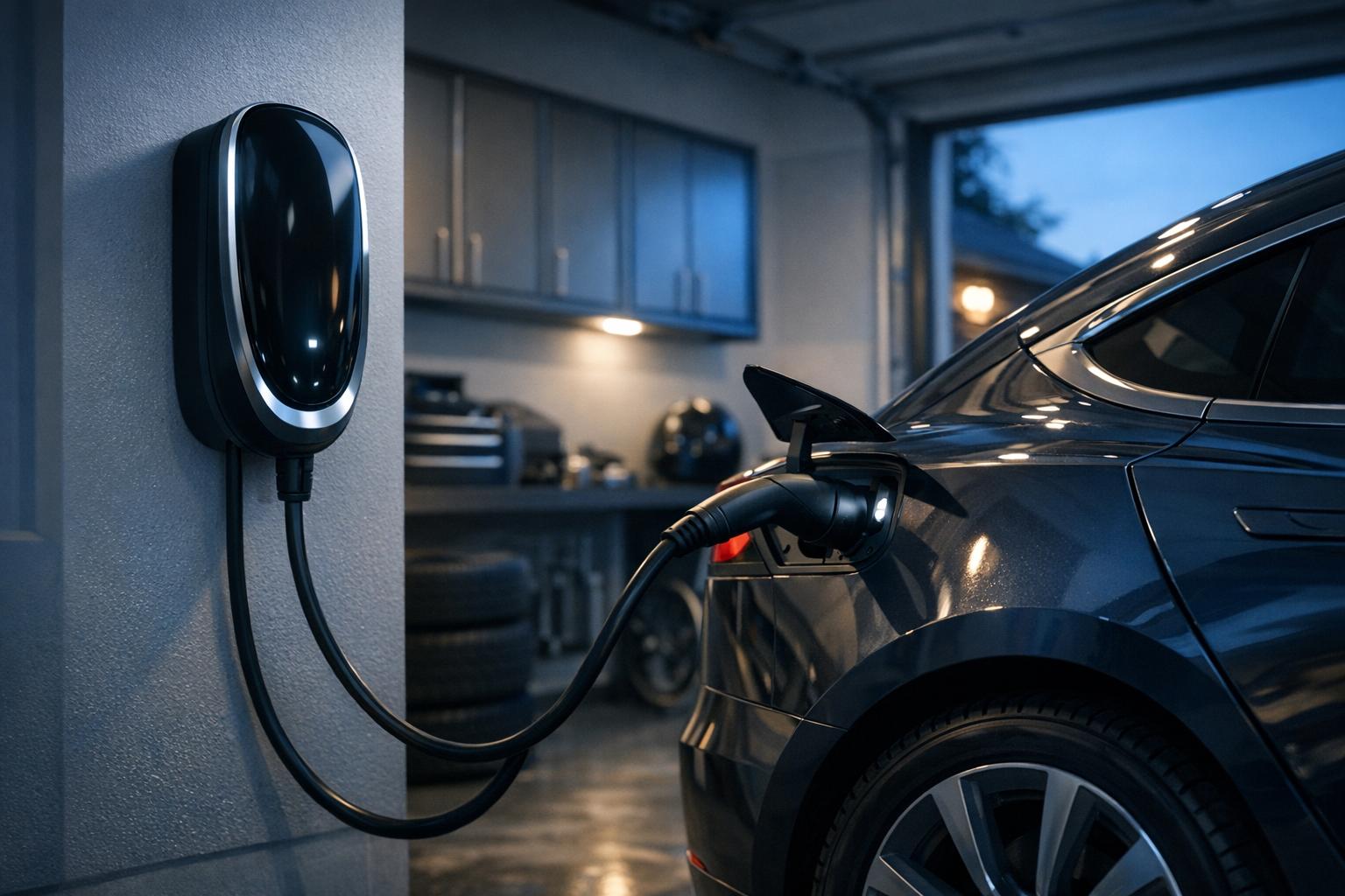 Electric vehicle charger installation
